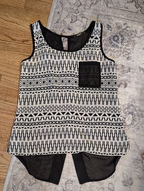 Papaya Brand Mesh Tank Tunic